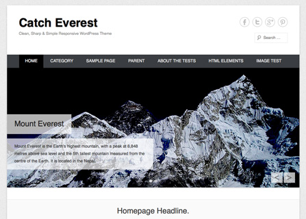Catch Everest WordPress Theme