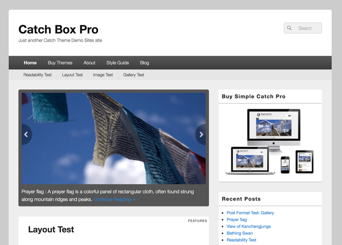 Catch Box Pro Simple Box Premium Responsive Wordpress Themes