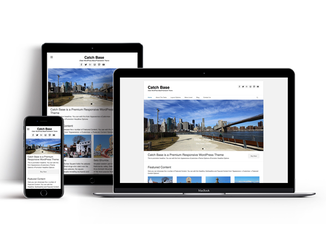 Catch Base Clean Framework Starter Wordpress Theme