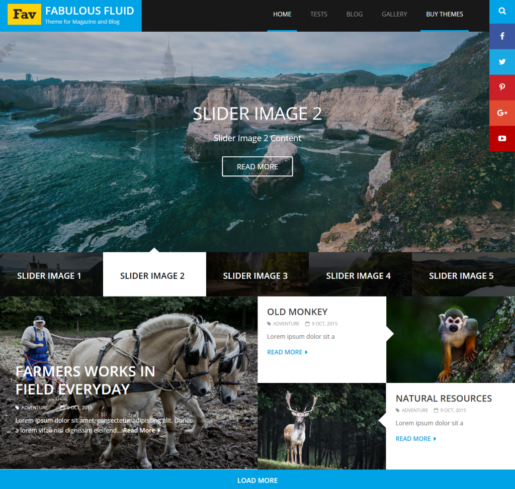 WordPress theme for Personal Websites