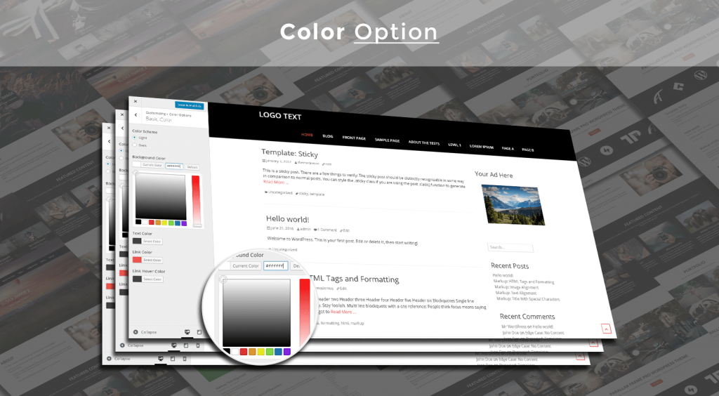 WordPress theme for Corporates