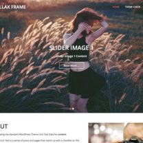 Screenshot Parallax Frame Theme