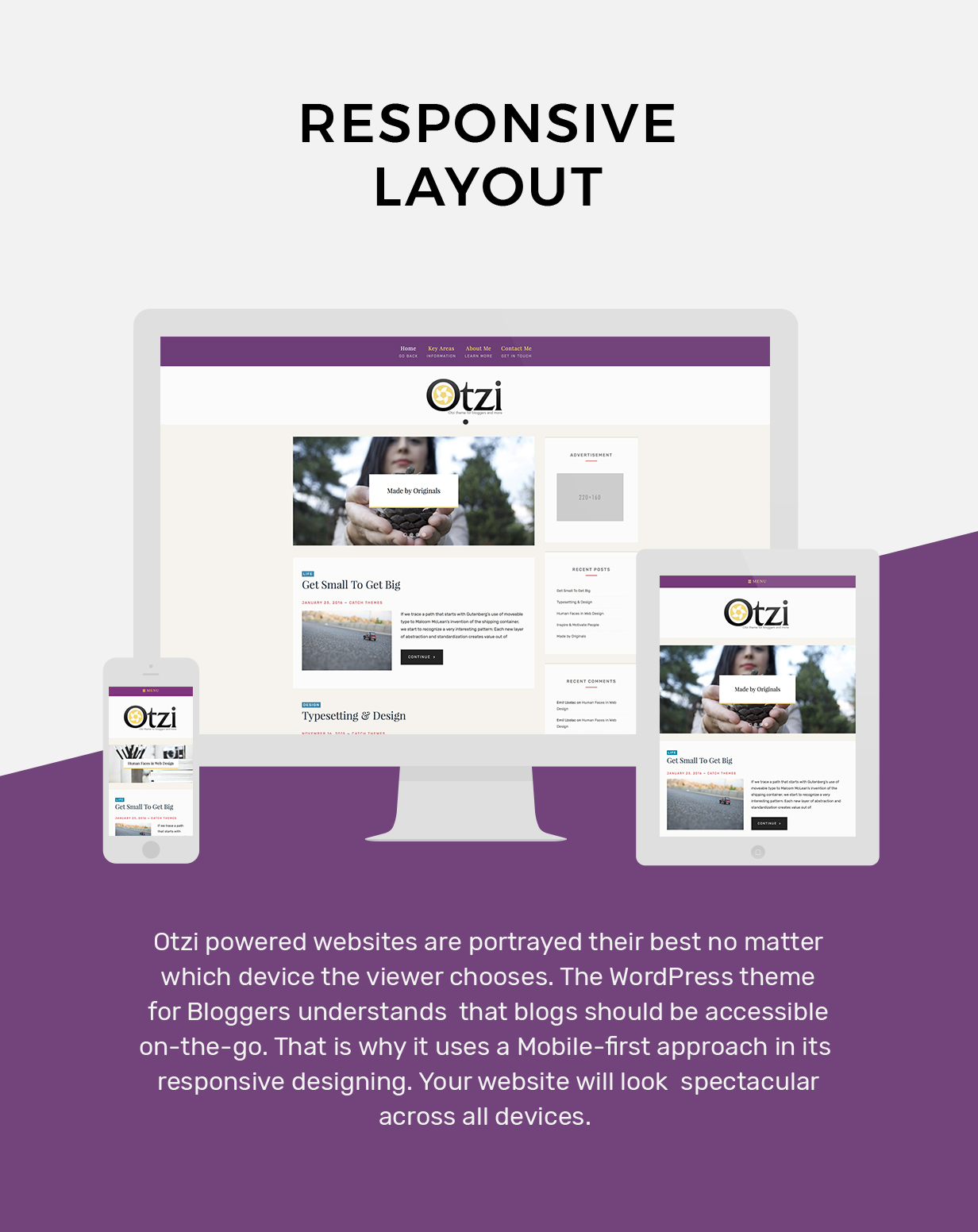 WordPress theme for Bloggers