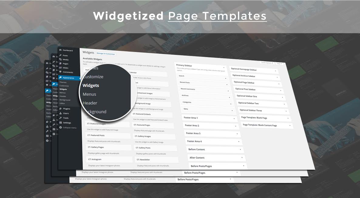 Widgetized Page Templates