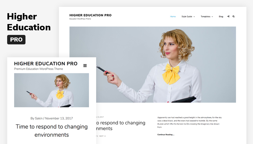 Higher Education Pro - Premium Educaton WordPress Theme Main Sreenshot