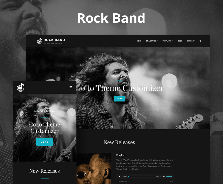 Rock Band Theme Screenshot