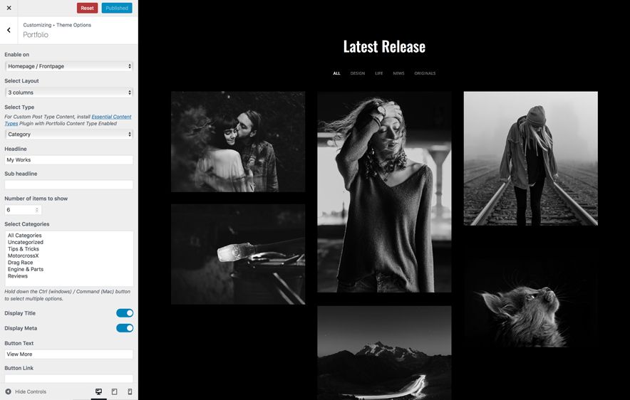 Bold Photography Pro – A Dark Multipurpose Photography WordPress Theme ...