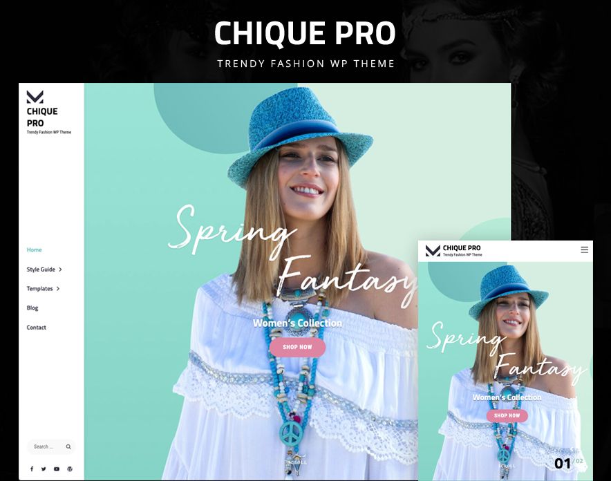 Chique Pro – Premium Fashion WordPress Theme for Fashion Bloggers