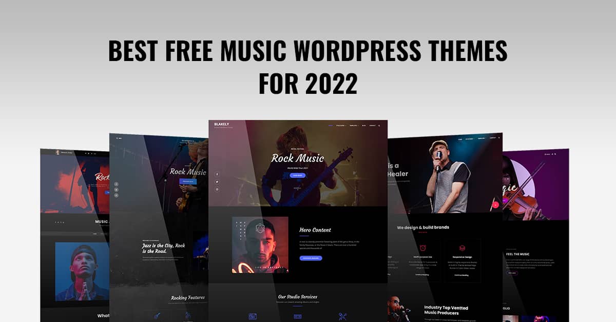 Best WordPress Band Themes Free Ultimate Guide 2024