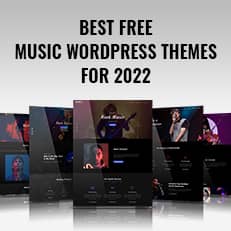 Best Free Music WordPress Themes 2022 thumbnail image
