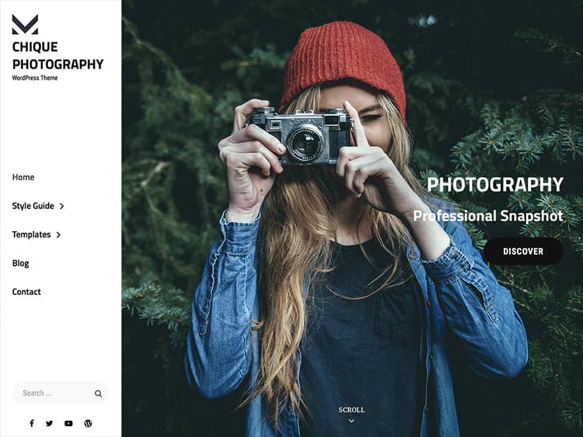 Chique Photography - Our Top 10+ Free and Premium Photography WordPress Themes Collection 2022