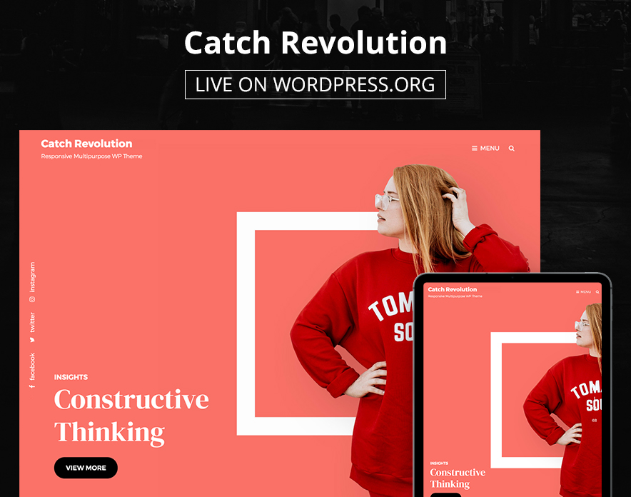 Catch Revolution is now Live on WordPress.org main image - Multipurpose WordPress Theme