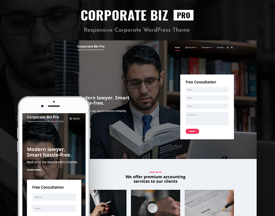 Corporate Biz Pro – Our New Corporate WordPress Theme for All Businesses featured image