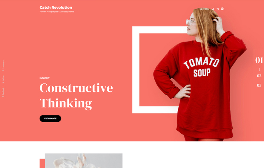 Catch Revolution -40+ Best Free Business WordPress Themes for 2020