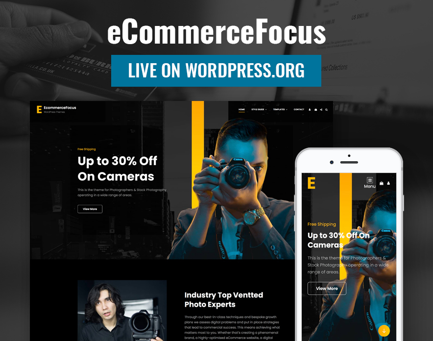 eCommerceFocus - eCommerce WordPress Theme