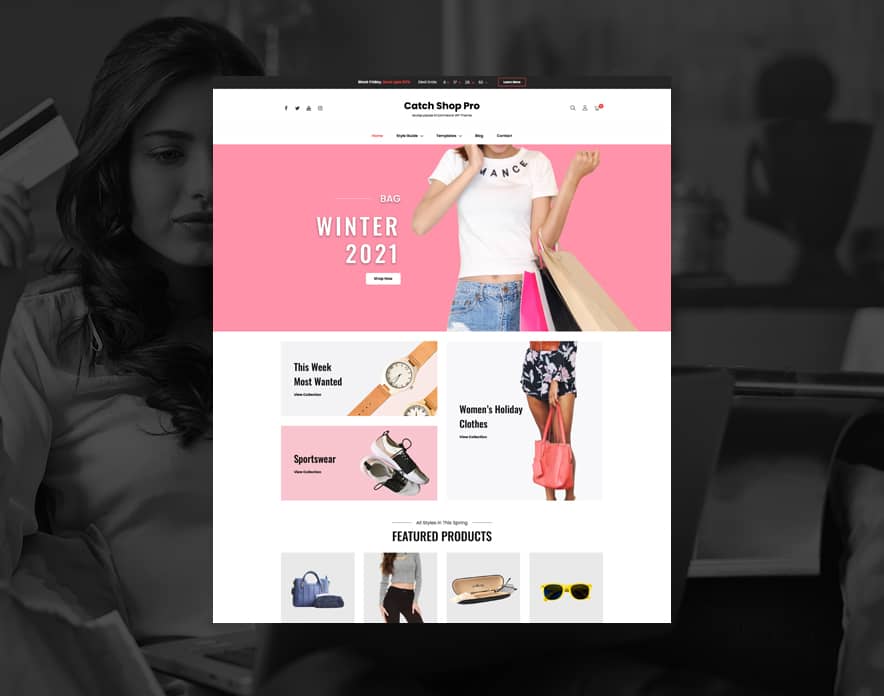 Catch Shop Pro - A Multipurpose eCommerce WordPress Theme