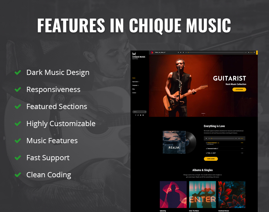 Features in Chique Music