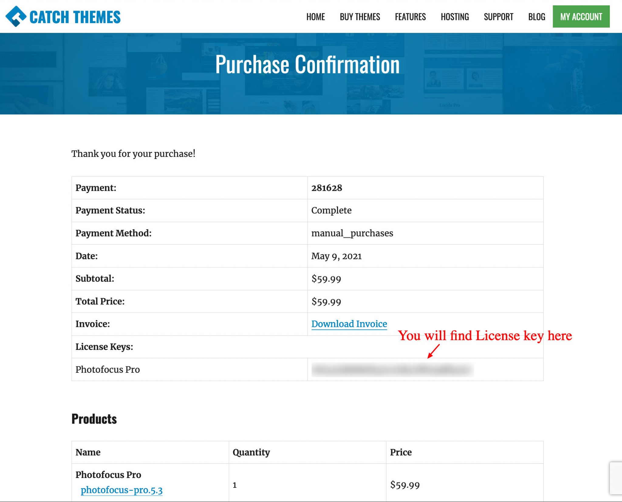 How To Activate License Key Catch Themes