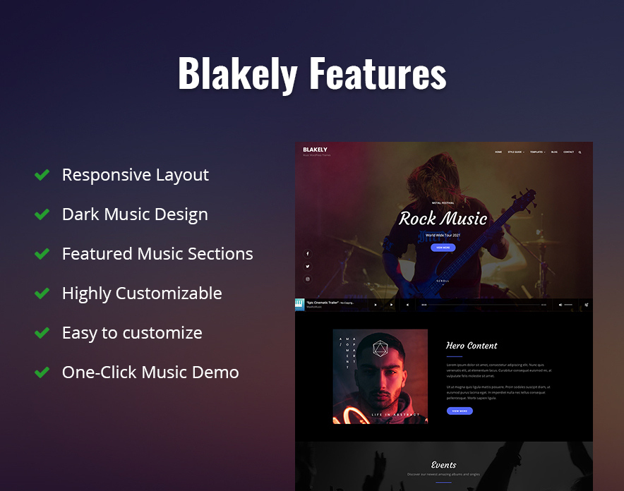 Blakely Free Features