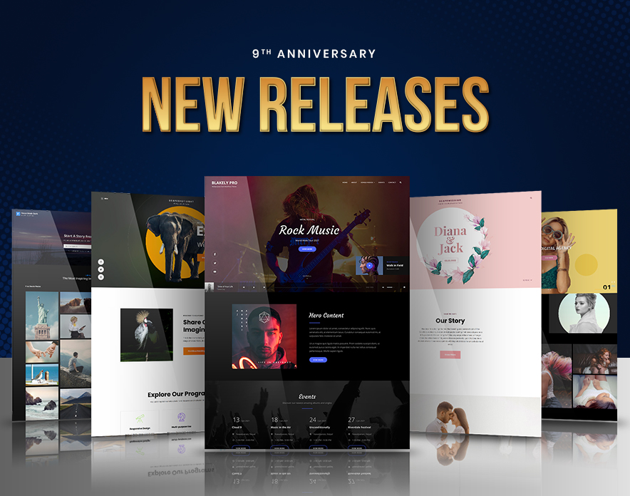 Catch Themes 9th Anniversary new releases