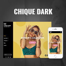 Chique Dark - Dark Music WordPress Theme thumbnail