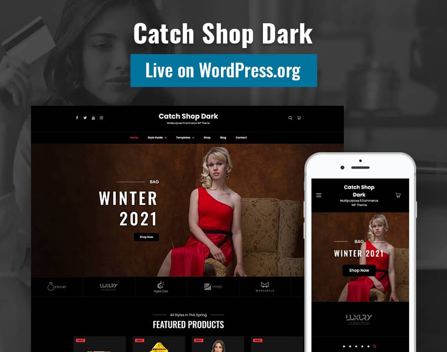 Catch Shop Dark Live on WordPress.org main image