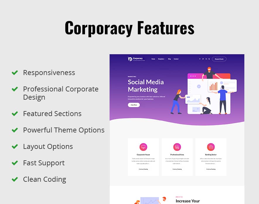 Corporacy - Corporate WordPress Theme