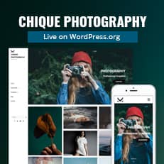 Chique Photography Live on WordPress.org thumbnail image