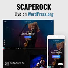 ScapeRock - Music WordPress Theme Live Thumbnail image