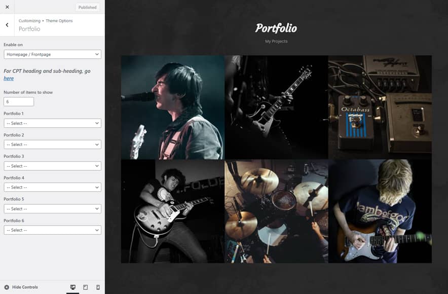 portfolio in ScapeRock