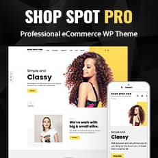 Shop Spot Pro - Professional eCommerce WordPress Theme Thumbnail