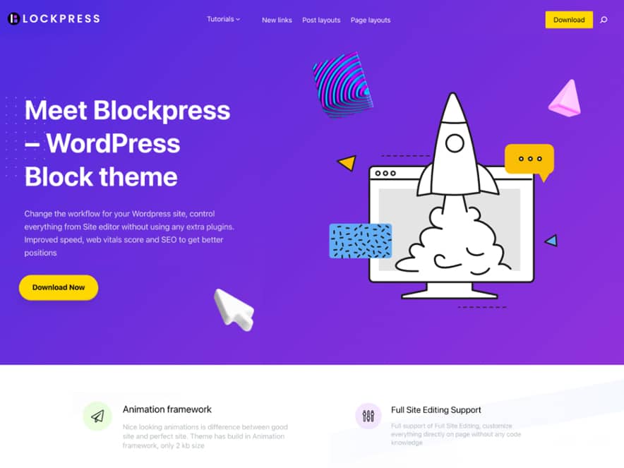 Blockpress - Best Free Full Site Editing WordPress Themes 2022