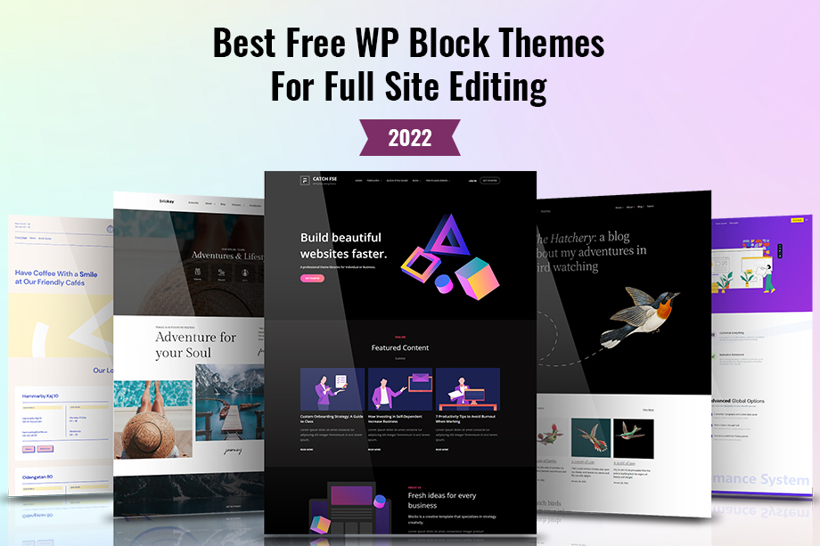 Best Free WordPress Block Themes for Full Site Editing for 2022 main image