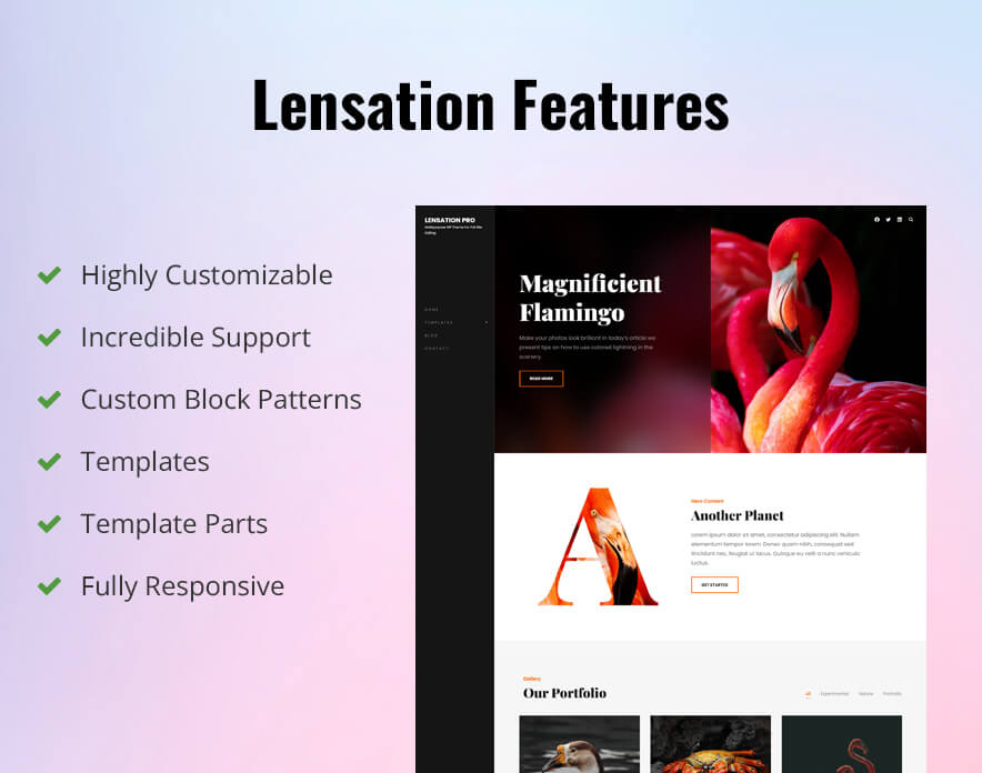 Lensation Pro Features Image
