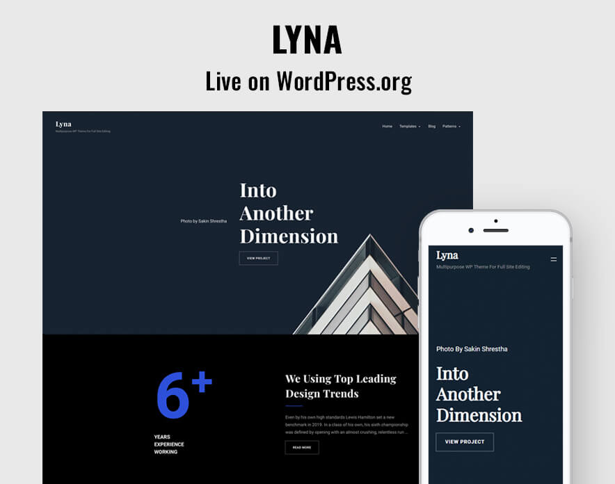 Lyna - Main Image WordPress.org