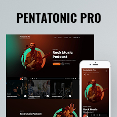 Pentatonic Pro - Music WordPress Block Theme for Full Site Editing Thumbnail