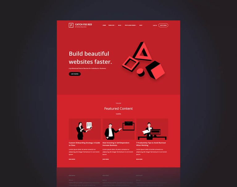Catch FSE 1.6.0 Update Includes Four Color Styles - Catch Themes