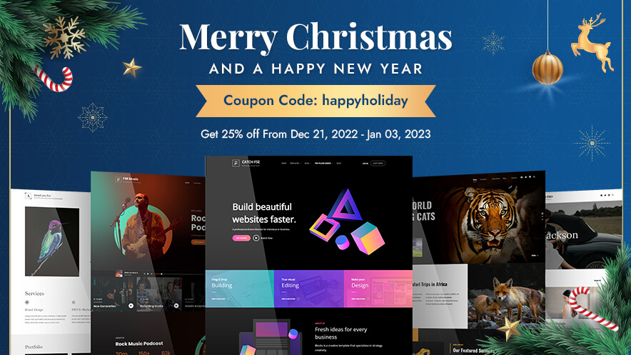 WordPress Deals Christmas 2022 and New Year 2023 Main
