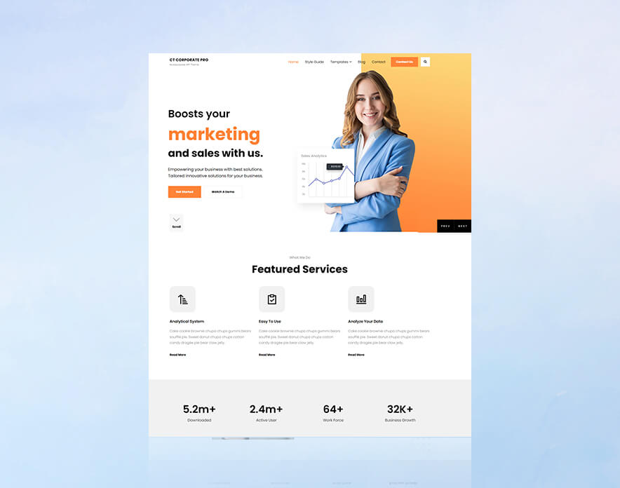 Catch Corporate -Corporate WordPress Theme Demo