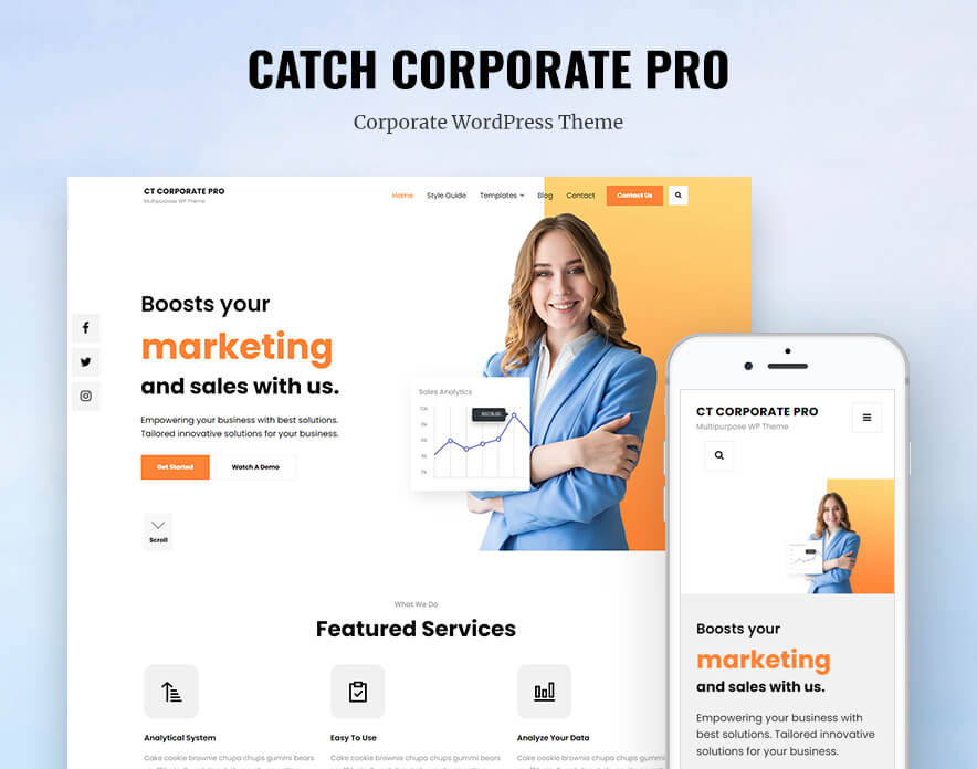 Catch Corporate -Corporate WordPress Theme Main