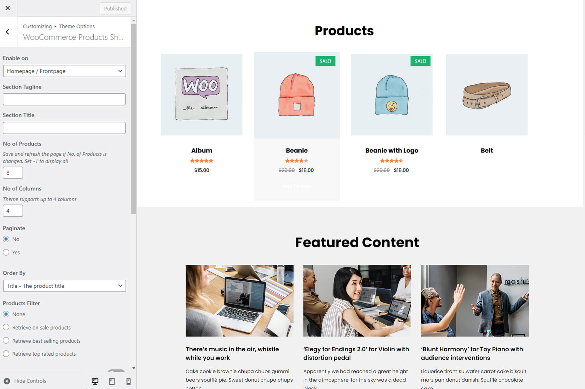 Catch Corporate -Corporate WordPress Theme WooCommerce Product Showcase