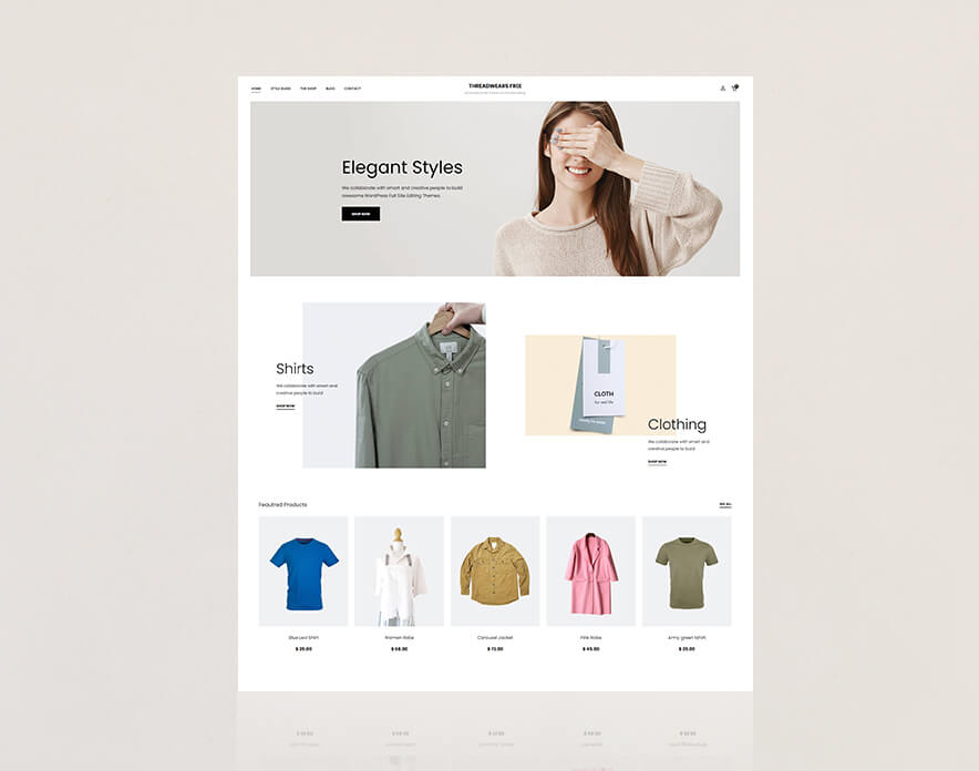 Threadwears Live On WordPress.org Demo