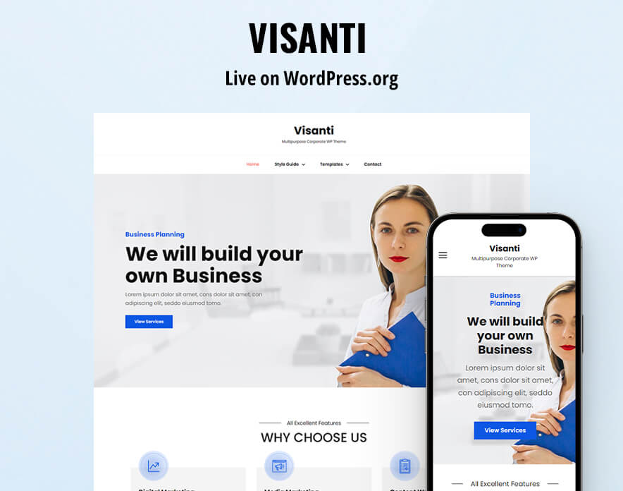 Visanti Live on WordPress.org Main
