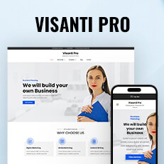 Visanti Pro - Multipurpose Corporate WordPress Theme Thumbnail