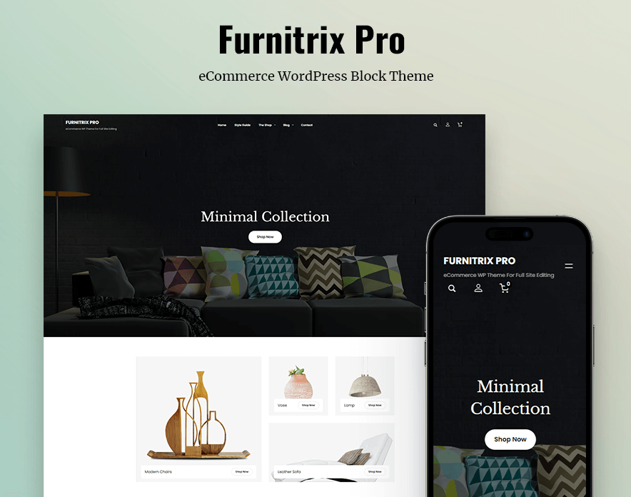 Furnitrix Pro - eCommerce WordPress Block Theme Main