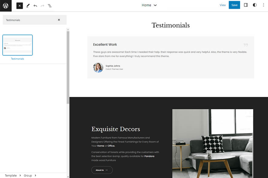 Furnitrix Pro - eCommerce WordPress Block Theme Testimonials