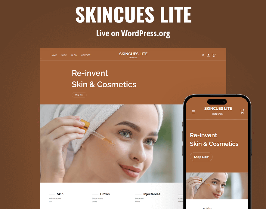 Skincues Lite Live On WordPress.org Main