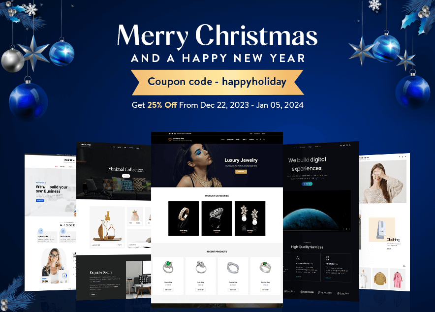 WordPress Christmas Deals 2023 and New Year Offers 2024 Main