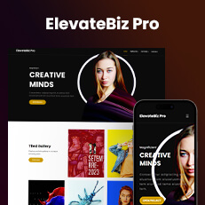 ElevateBiz Pro - Art and Photography WordPress Block Theme Thumbnail