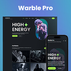 Warble Pro - Music WordPress eCommerce Block Theme Thumbnail
